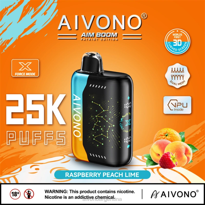 Aivono AIM BOOM 25000 frambuesa melocotón lima - T886350 Aivono Reseñas