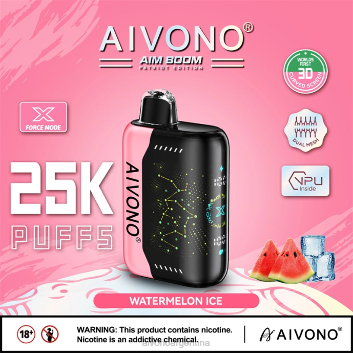 Aivono AIM BOOM 25000 hielo de sandia - T886353 Aivono Reseñas
