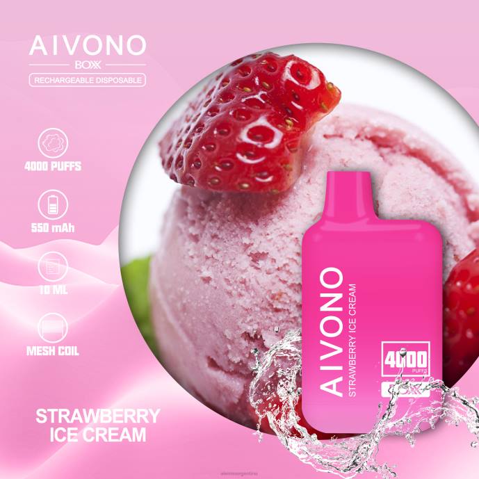 Aivono AIM BOXX 4000 helado de fresa - T886221 Aivono Reseñas