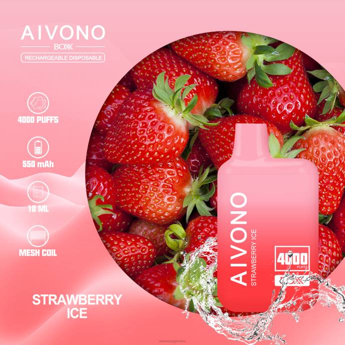 Aivono AIM BOXX 4000 hielo de fresa - T886226 Aivono Vaper