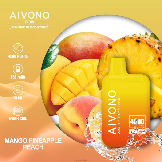 Aivono AIM BOXX 4000 mango piña durazno - T886219 Aivono Argentina