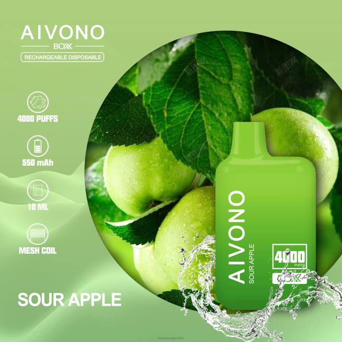 Aivono AIM BOXX 4000 manzana agria - T886220 Aivono Vaper