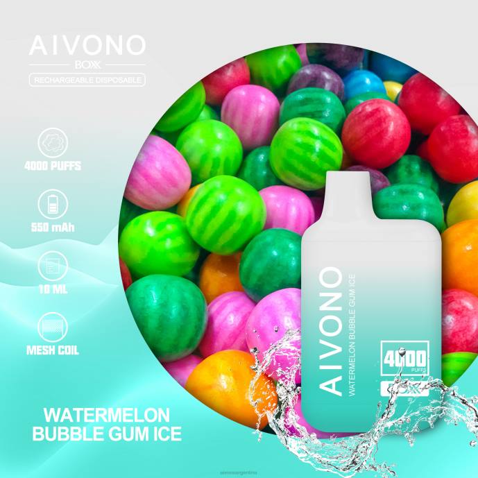 Aivono AIM BOXX 4000 sandía chicle hielo - T886227 Aivono Reseñas