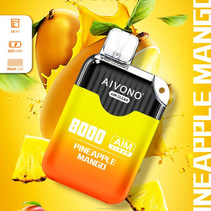 Aivono AIM CLEAR 8000 mango de piña - T886209 Aivono Reseñas