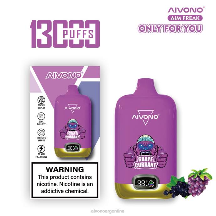 Aivono AIM FREAK 13000 grosella de uva - T886251 Aivono Reseñas