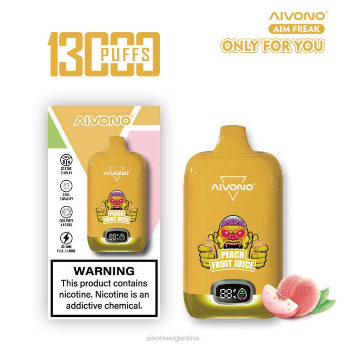 Aivono AIM FREAK 13000 jugo de durazno - T886245 Aivono Reseñas