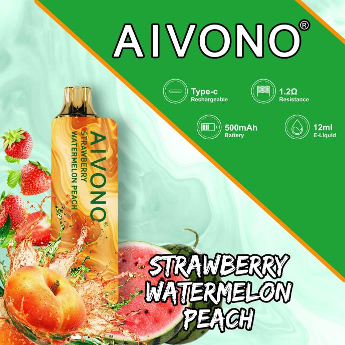 Aivono AIM GUN 7000 fresa sandia durazno - T886108 Aivono Argentina