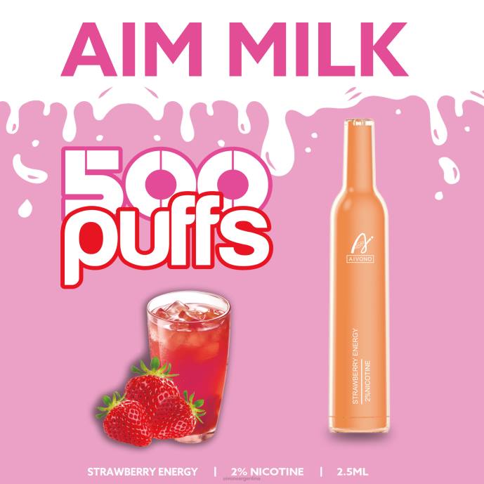 Aivono AIM MILK 500 energía fresa - T886266 Aivono Reseñas
