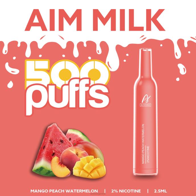 Aivono AIM MILK 500 sandia mango durazno - T886268 Aivono Vaper