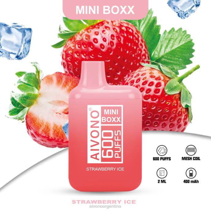 Aivono AIM MINI BOXX 600 hielo de fresa - T886236 Aivono Reseñas