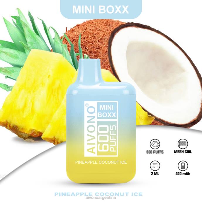 Aivono AIM MINI BOXX 600 hielo de piña y coco - T886238 Aivono Vaper