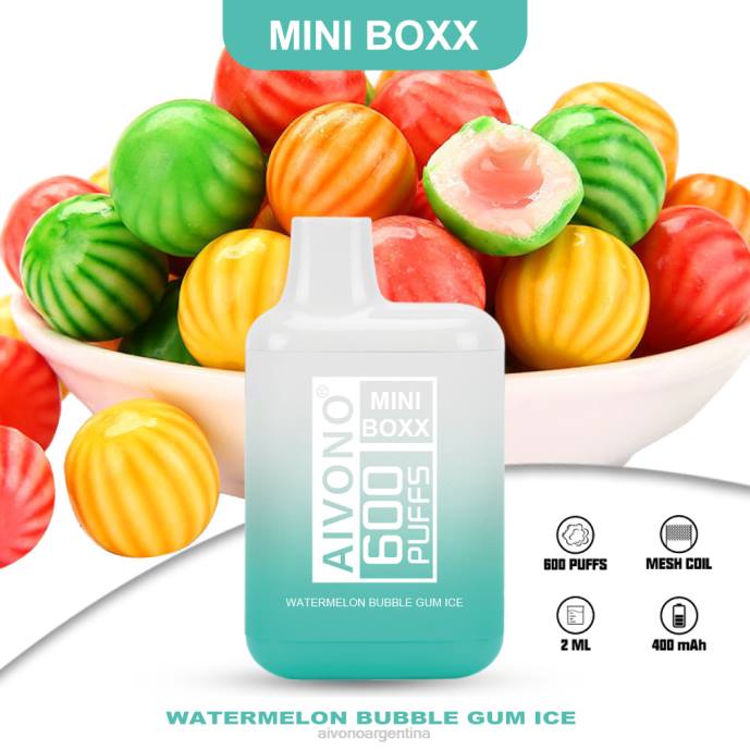 Aivono AIM MINI BOXX 600 sandía chicle hielo - T886235 Aivono Vaper