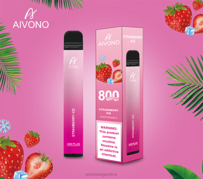 Aivono AIM PLUS 800 hielo de fresa - T886193 Aivono Vaper