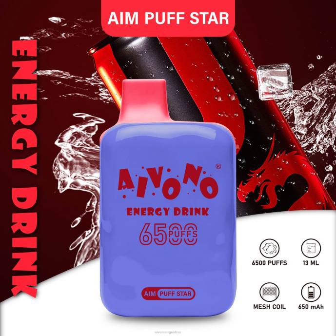 Aivono AIM PUFF STAR 6500 bebida energética - T886293 Aivono Reseñas