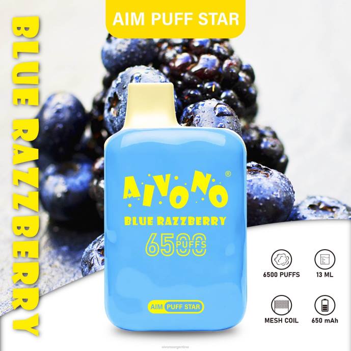 Aivono AIM PUFF STAR 6500 frambuesa azul - T886292 Aivono Vaper