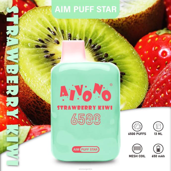 Aivono AIM PUFF STAR 6500 kiwi fresa - T886294 Aivono Argentina