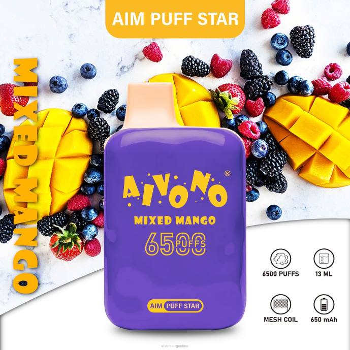 Aivono AIM PUFF STAR 6500 mango mixto - T886296 Aivono Reseñas
