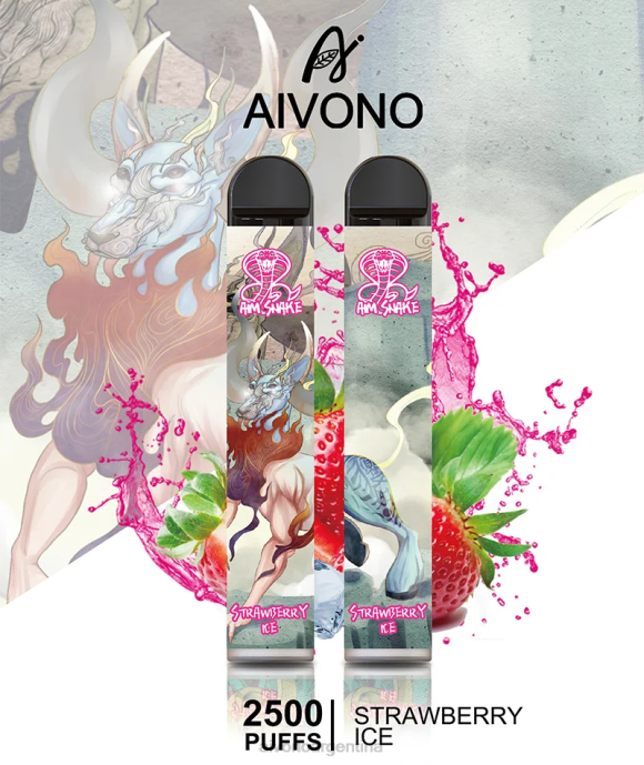 Aivono AIM SNAKE 2500 hielo de fresa - T886319 Aivono Vaper