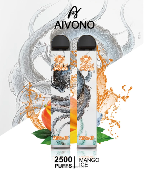 Aivono AIM SNAKE 2500 hielo de mango - T886313 Aivono Vaper