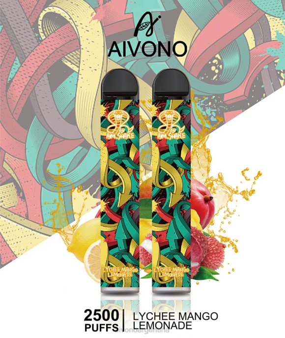 Aivono AIM SNAKE 2500 limonada de lichi y mango - T886308 Aivono Reseñas