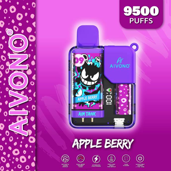 Aivono AIM TANK 9500 baya de manzana - T88643 Aivono Vaper