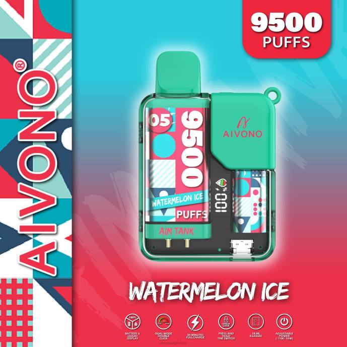 Aivono AIM TANK 9500 hielo de sandia - T88637 Aivono Vaper