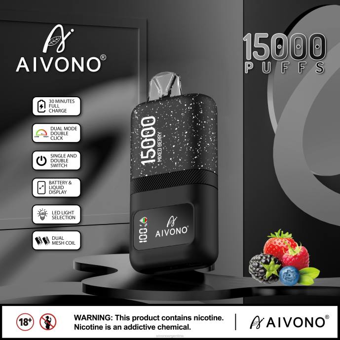 Aivono AIM magic 15000 bayas mixtas - T88667 Aivono Vaper