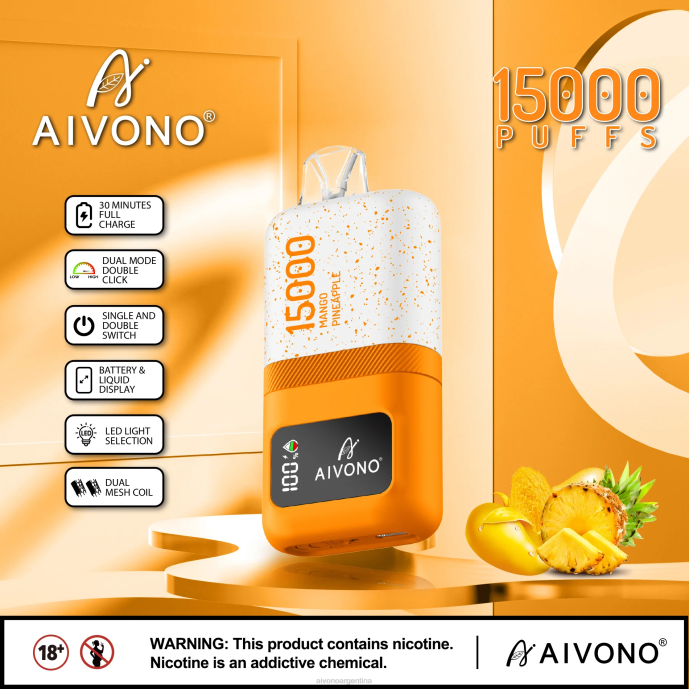Aivono AIM magic 15000 mango piña - T88669 Aivono Argentina