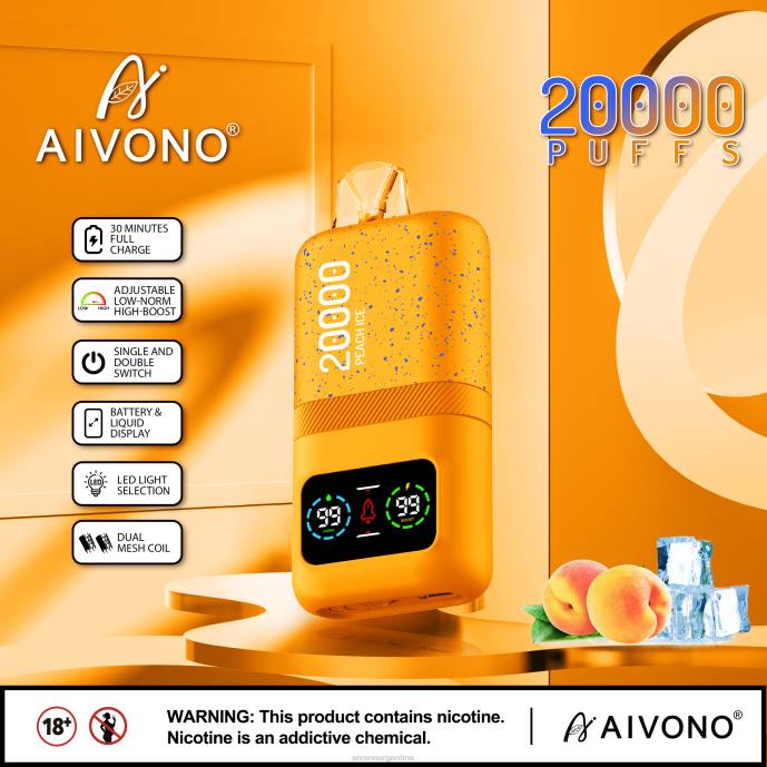 Aivono AIM magic 20000 hielo de durazno - T88685 Aivono Vaper