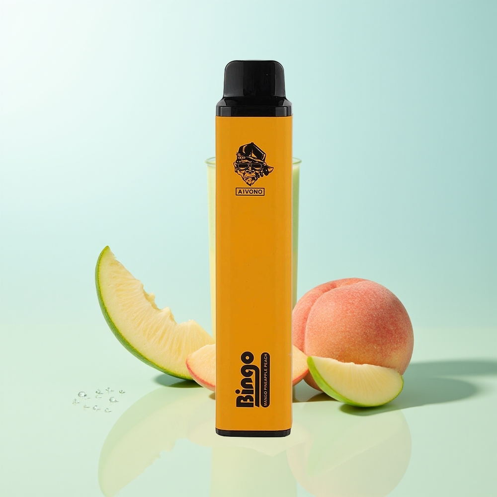 Aivono Aim Bingo 4000 Puffs Disposable Vape Piña Melocotón