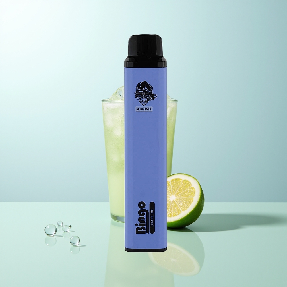 Aivono Aim Bingo 4000 Puffs Vape Uva Hielo Recargable 10mL 1000mAh
