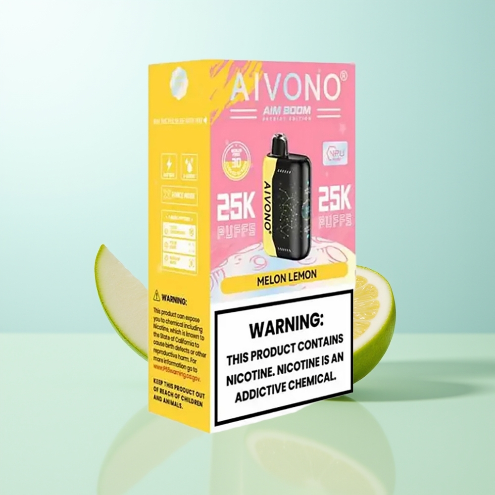 Aivono Aim Boom 25000 Puffs Melón Limón 28ml 650mAh Tipo-C