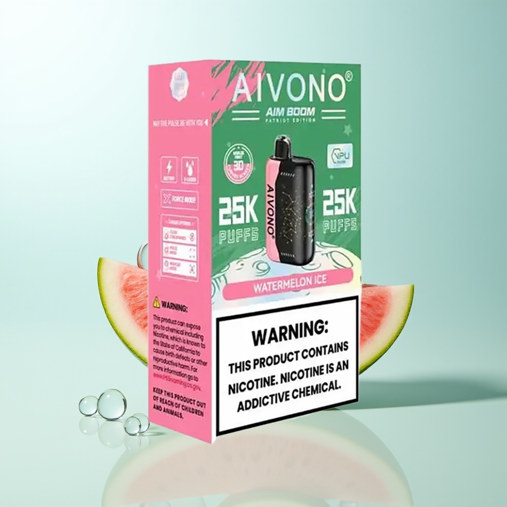 Aivono Aim Boom 25000 Puffs Sandía Hielo 28ml 650mAh Tipo-C