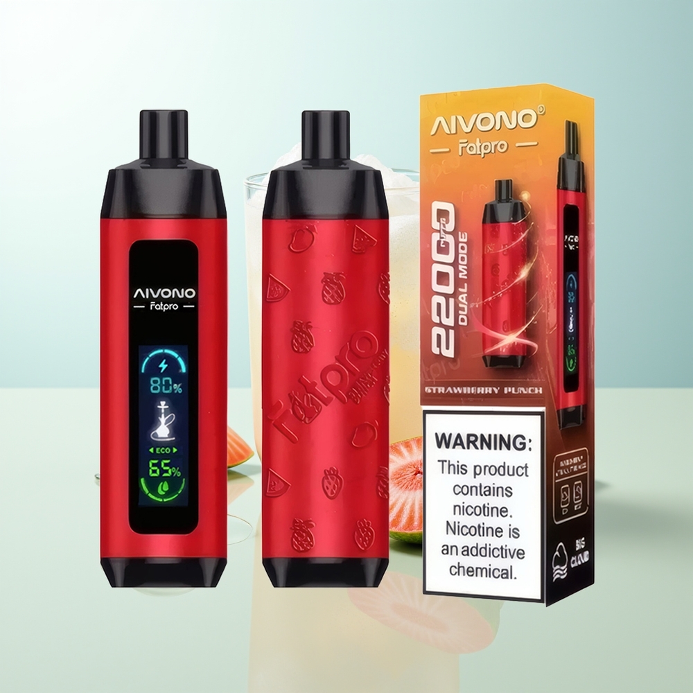 Aivono Aim Fatpro 22000 Bocados Fresa Punch Recargable 28ml 5 Nicotina