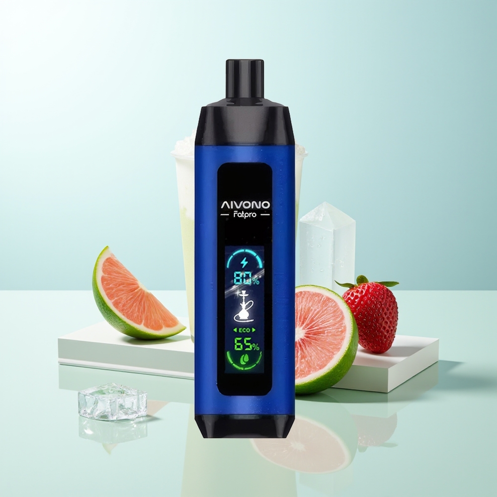 Aivono Aim Fatpro 22000 Puffs Baya Hielo Recargable 28ml 5 Nicotina Doble Modo