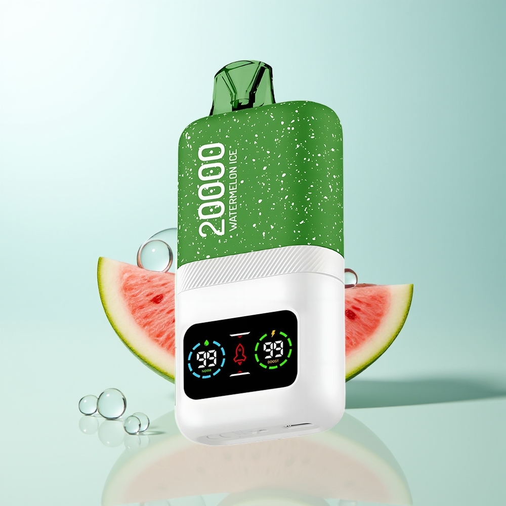 Aivono Aim Magic 20000 Puffs Vape Sandía Hielo Recargable LCD Dual Mesh