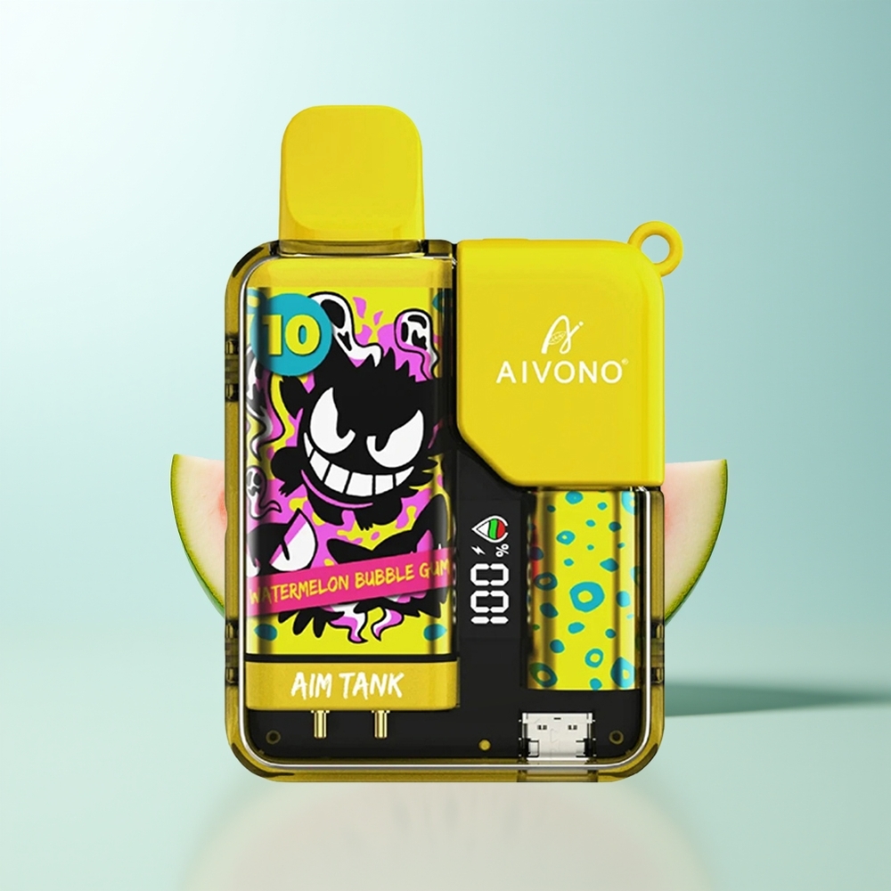 Aivono Aim-Tank 9500 Puffs Sandía Chicle 18ml 650mAh LCD 12ohm Mesh