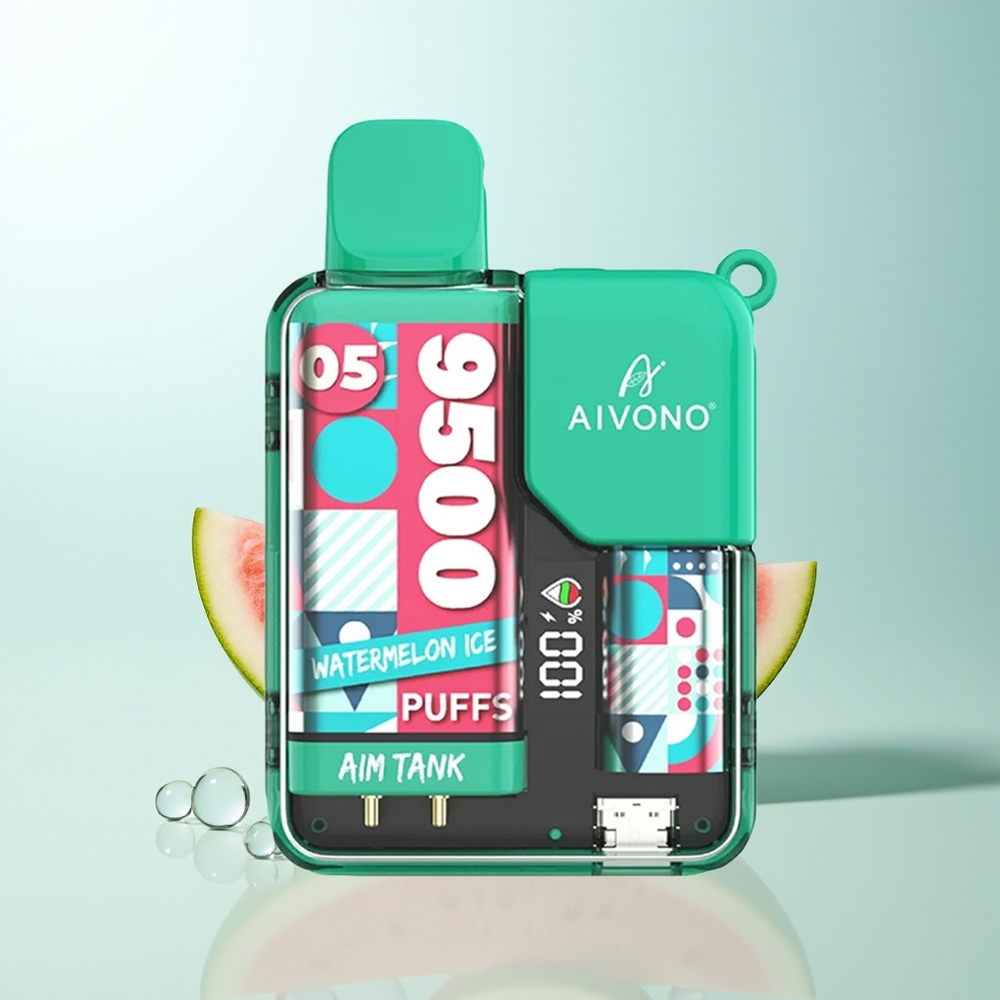 Aivono Aim-Tank 9500 Puffs Sandía Hielo 18ml 650mAh LCD 12ohm