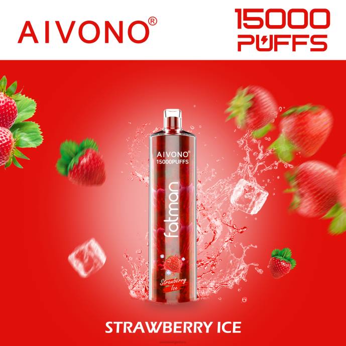 Aivono FATMAN 15000 hielo de fresa - T88611 Aivono Reseñas