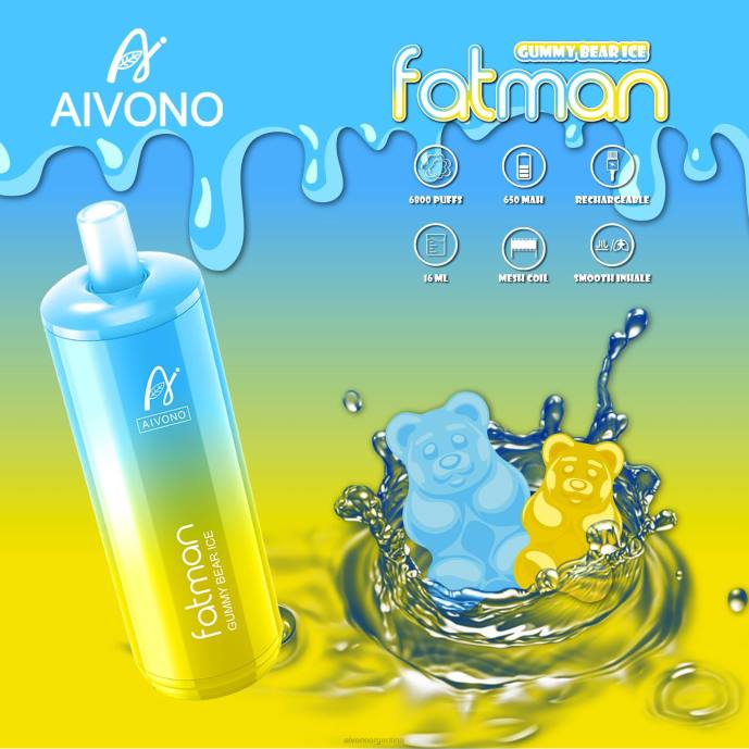 Aivono FATMAN 6800 hielo de osito de goma - T88632 Aivono Reseñas