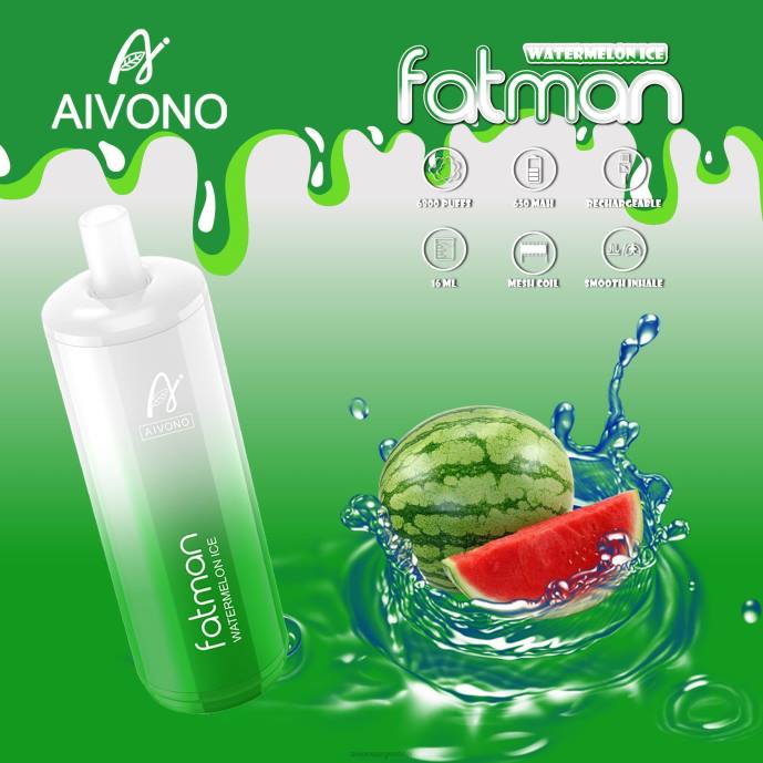 Aivono FATMAN 6800 hielo de sandia - T88628 Aivono Vaper