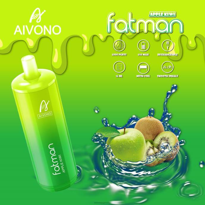 Aivono FATMAN 6800 kiwi manzana - T88631 Aivono Vaper