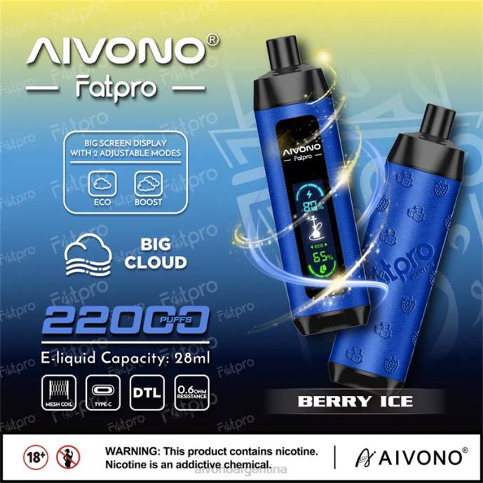 Aivono Fatpro 22000 hielo de baya - T88610 Aivono Vaper
