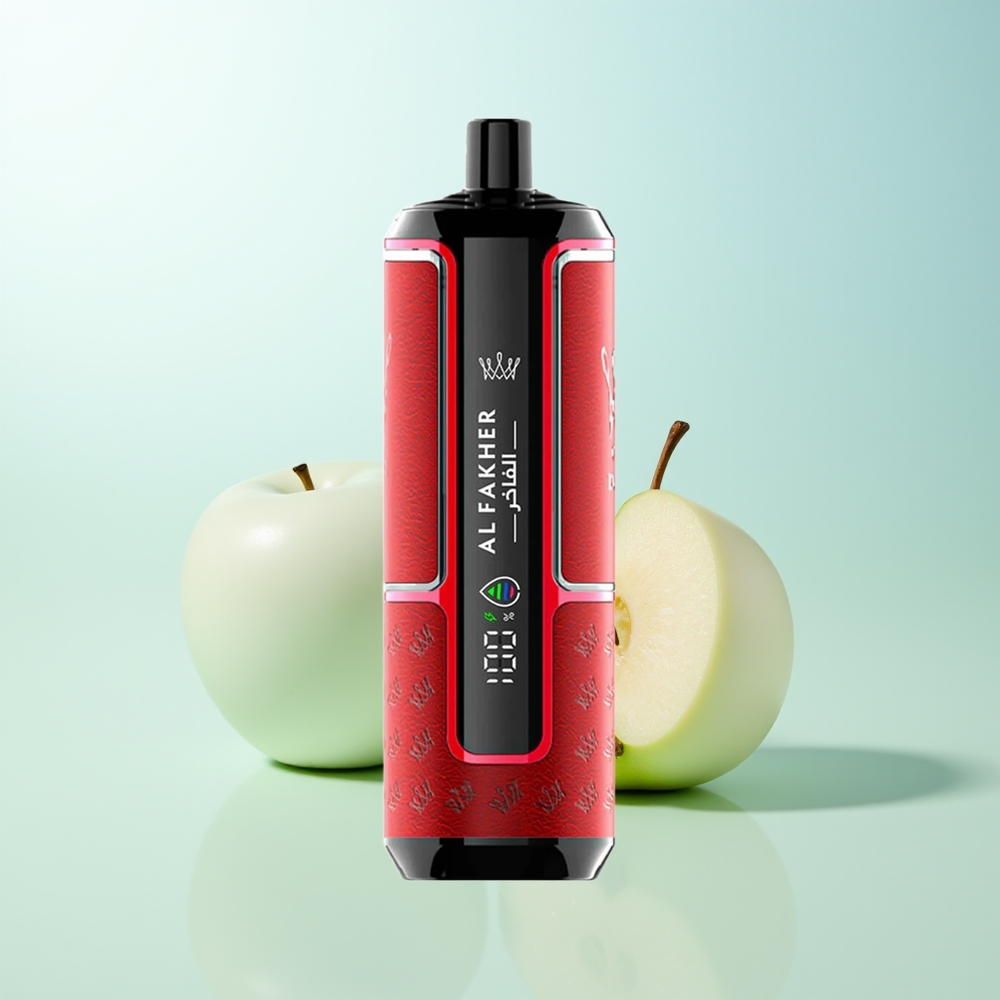 Al Fakher Crown Bar 15K Hipermax Vape Desechable Dos Manzanas 22ml 600mAh Tipo-C