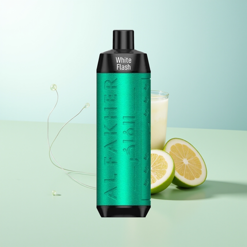 Al Fakher Crown Bar 8000 Cristal Vape Desechable Destello Blanco