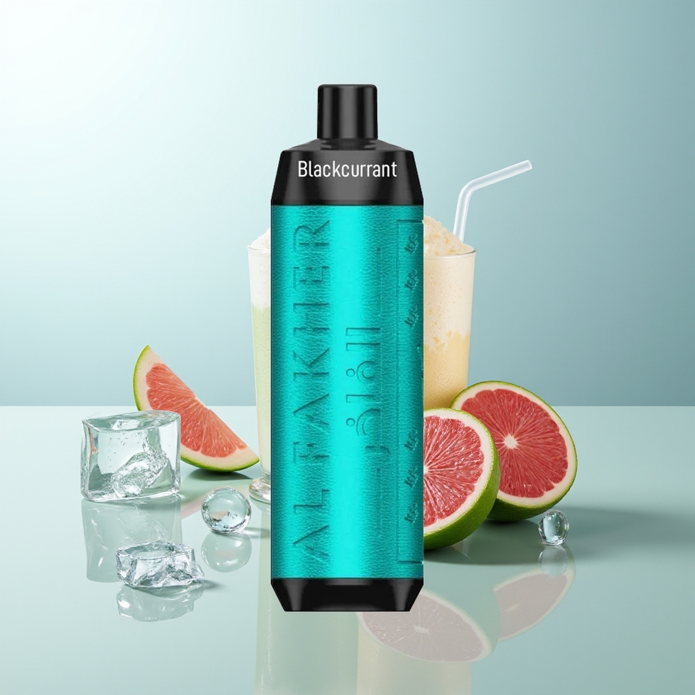 Al Fakher Crown Bar 8000 Cristal Vape Desechable Grosella Negra Hielo 600mAh 18ml 5mg 06ohm