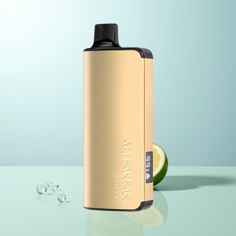 Alibarbar Ingot 9000 Puffs Vape Desechable Uva Hielo con 22ml de Líquido y Batería 2350mAh