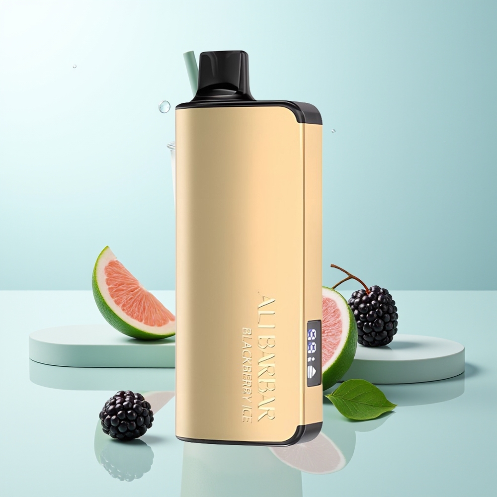 Alibarbar Ingot 9000 Puffs Vape Disposable Moras Heladas 22ml 2350mah 12 Ohm LED