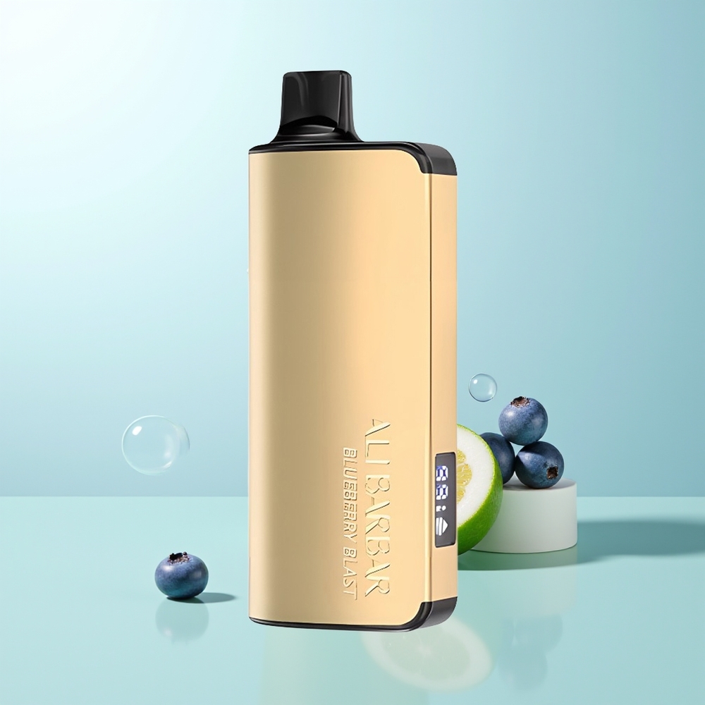 Alibarbar Ingot 9000 Puffs Vape Explosión de Arándanos 22ml 2350mAh LED