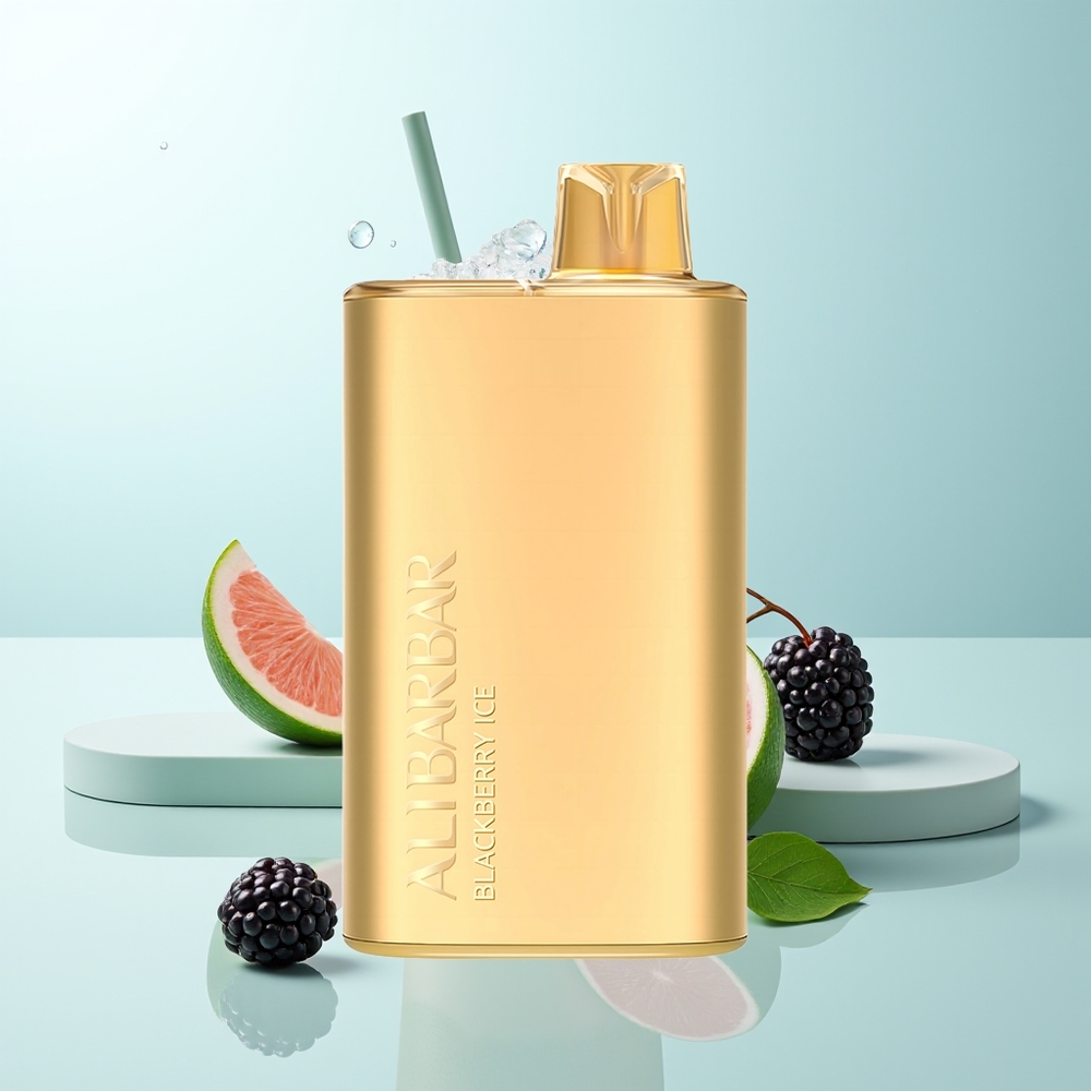 Alibarbar Rich 8000 Puffs Vape Desechable Zarzamora Hielo 20ml 2000mAh 11 Ohm